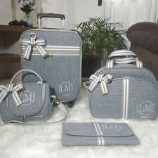 Kit Bolsas de Maternidade Cinza na Cidade Jardim
